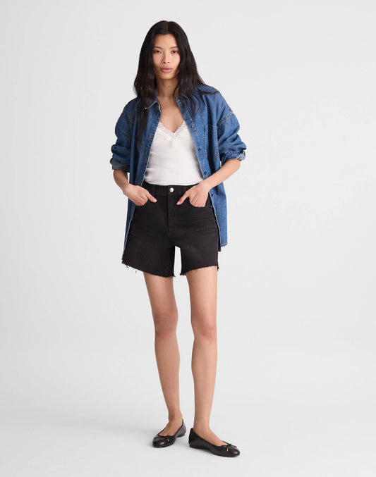 Madewell The Perfect Vintage Mid-Length Jean Short Catalani Wash