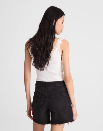 Madewell The Perfect Vintage Mid-Length Jean Short Catalani Wash