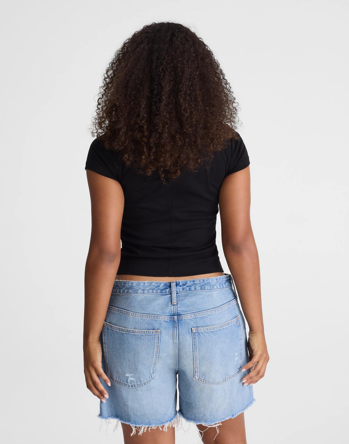 Madewell The Curvy Essex Short Faded Horizon Wash