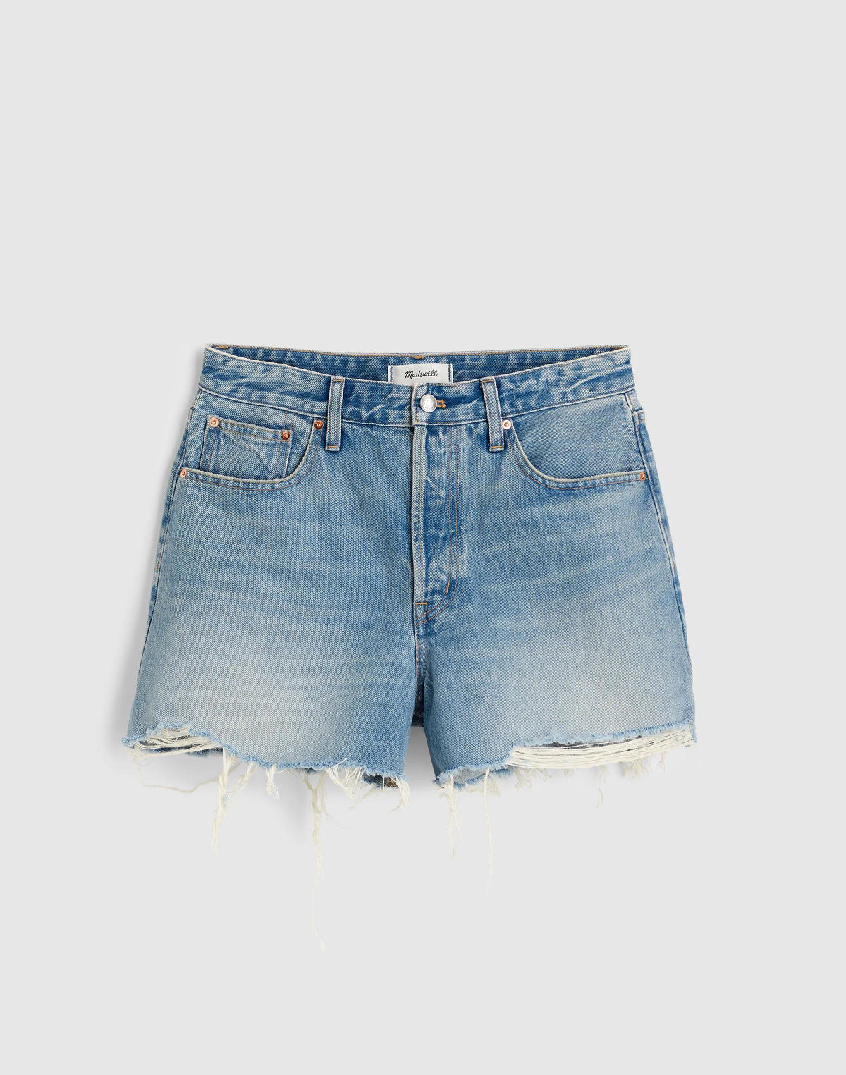 Madewell The Curvy Essex Short Faded Horizon Wash