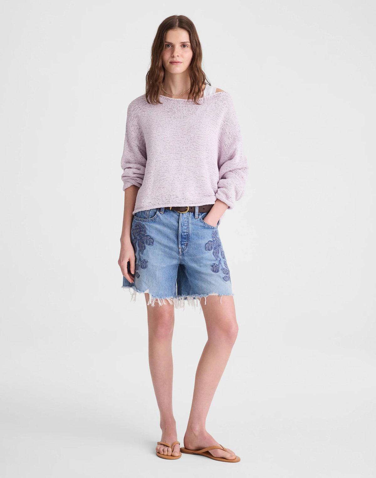 Madewell The Essex Short Worn Mid Indigo