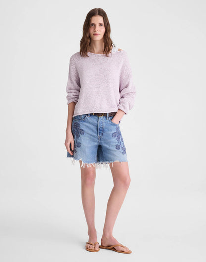 Madewell The Essex Short Worn Mid Indigo