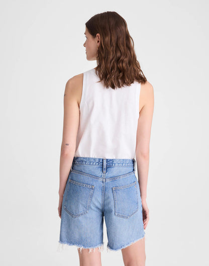 Madewell The Essex Short Worn Mid Indigo