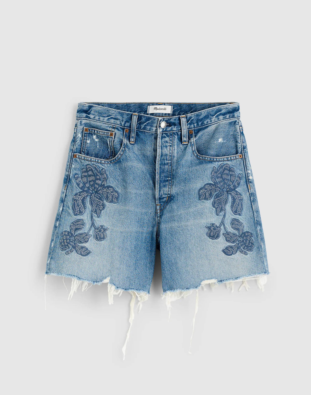 Madewell The Essex Short Worn Mid Indigo