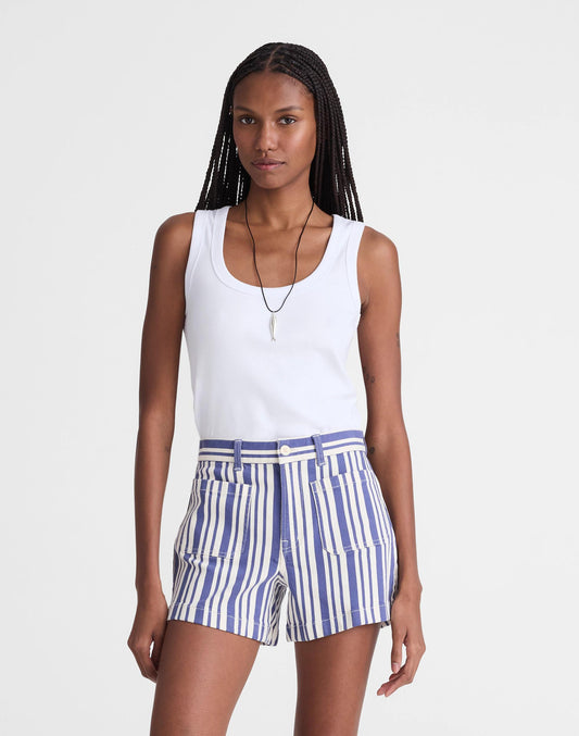 Madewell The Emmy Short Waterfall Stripe