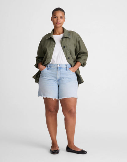 Madewell The Plus Perfect Vintage Mid-Length Short Foster Wash