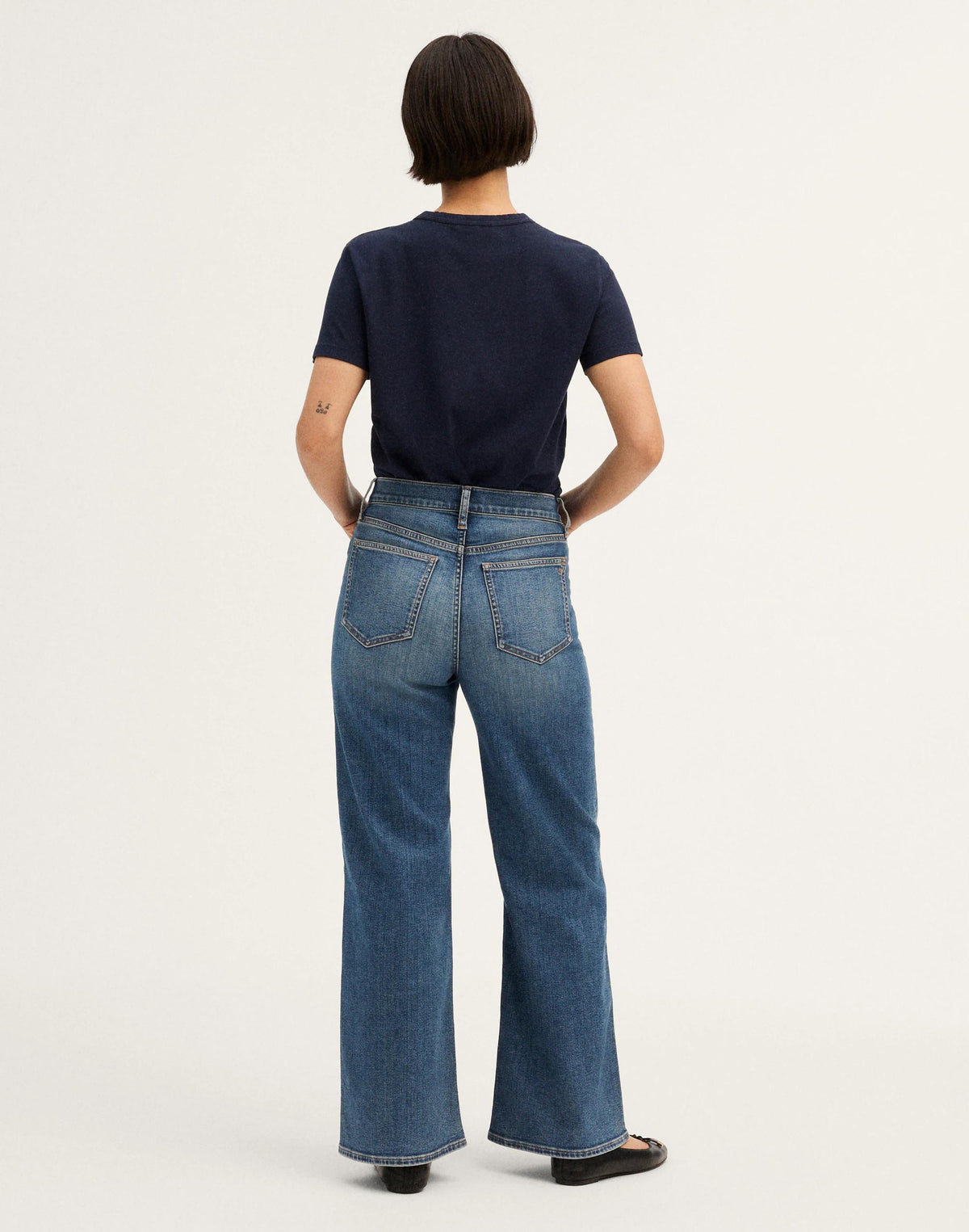 Madewell The Curvy Wide-Leg Jean Sunnyside Wash