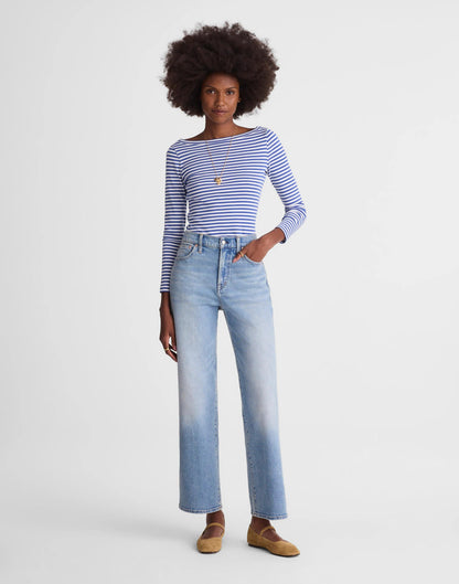 Madewell The Petite Perfect Vintage Wide-Leg Crop Jean Raebrook Wash