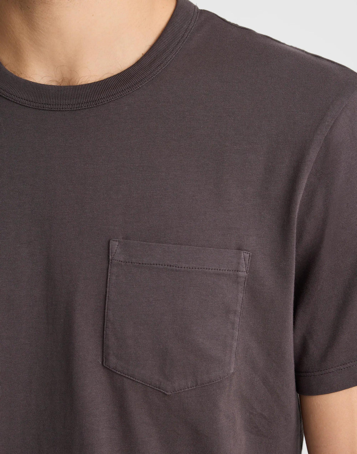 Madewell Allday Pocket Tee Black Coal