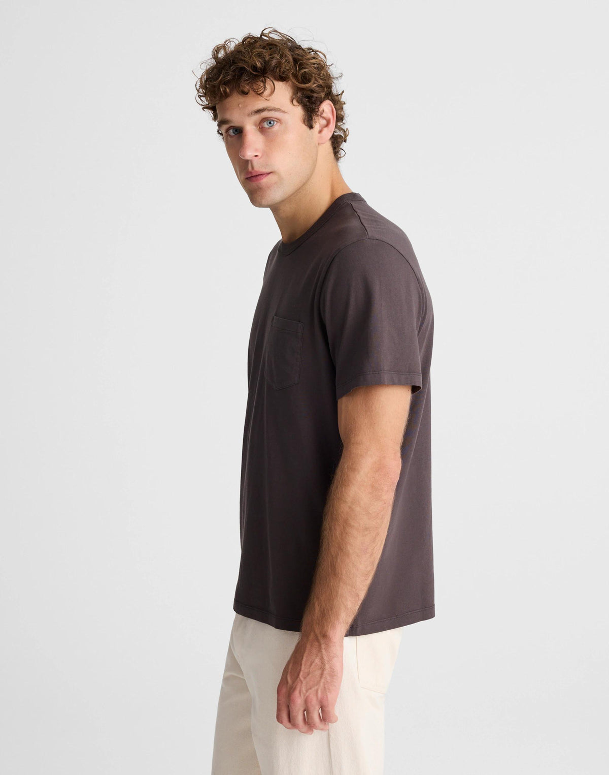 Madewell Allday Pocket Tee Black Coal