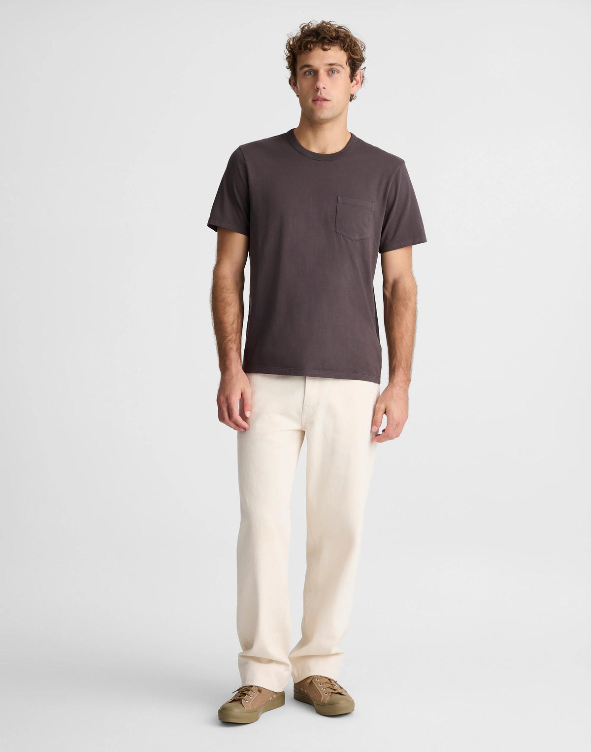 Madewell Allday Pocket Tee Black Coal