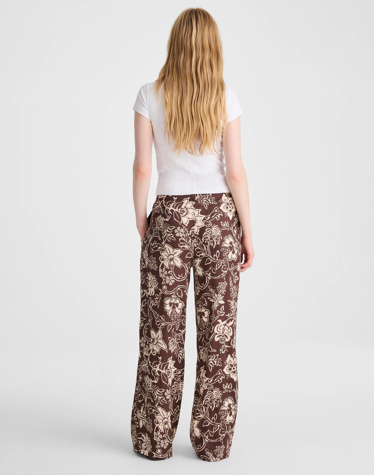 Madewell Pull-On Pants Dark Brown