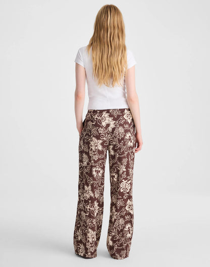 Madewell Pull-On Pants Dark Brown