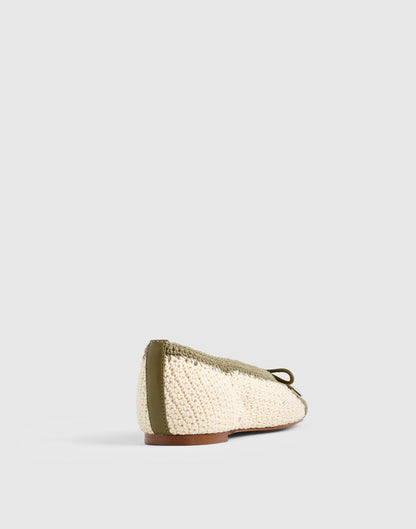 Madewell The Hester Flat Safari Khaki Multi