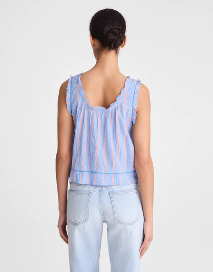 Madewell The Leah Top Calm Blue