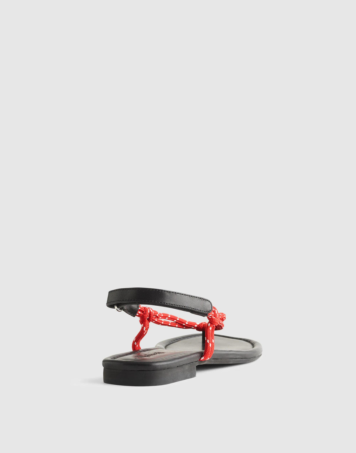 Madewell The Aliyah Thong Sandal in Paracord Festival Red