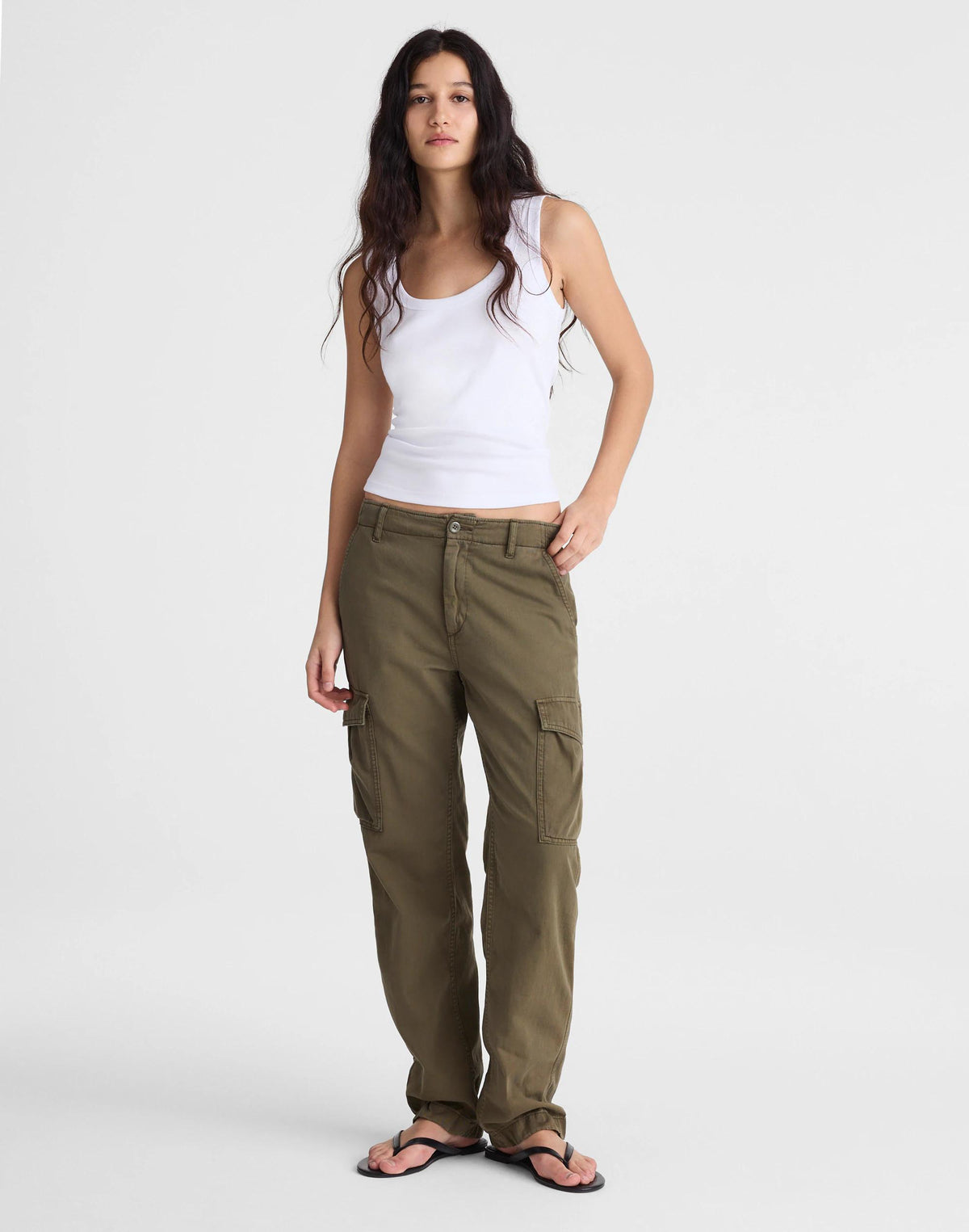 Madewell Relaxed Cargo Pants Faded Ivy