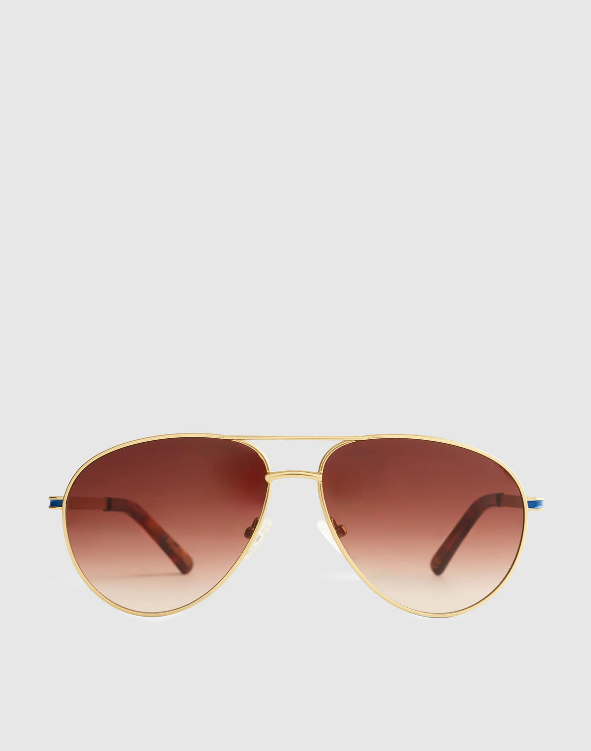 Madewell The Leni Aviator Sunglasses Dark Brown