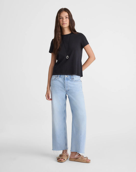 Madewell Low-Slung Baggy Crop Jean Foster Wash