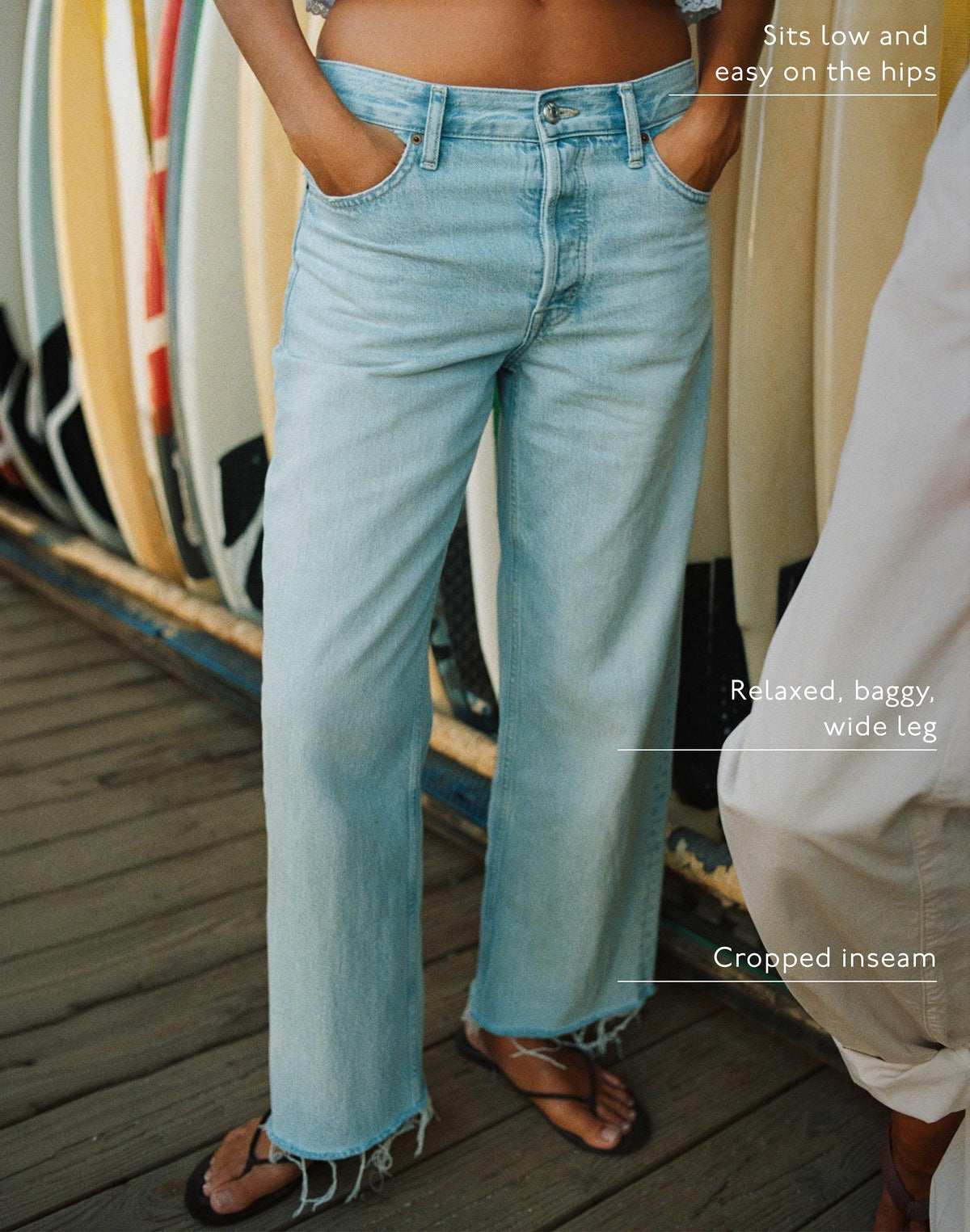 Madewell Low-Slung Baggy Crop Jean Foster Wash