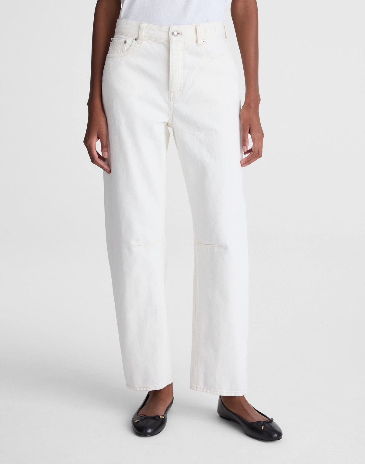 Madewell The Darted Barrel-Leg Jean Vintage Canvas