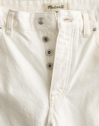 Madewell The Darted Barrel-Leg Jean Vintage Canvas
