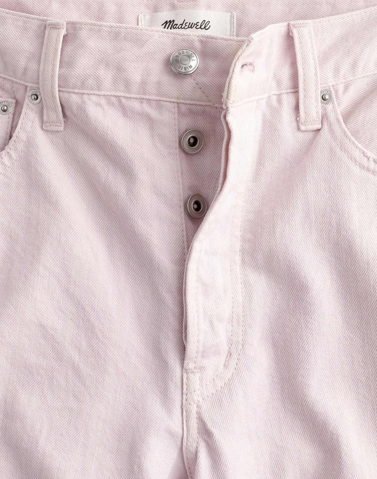 Madewell Low-Slung Baggy Crop Jean Marble Lilac