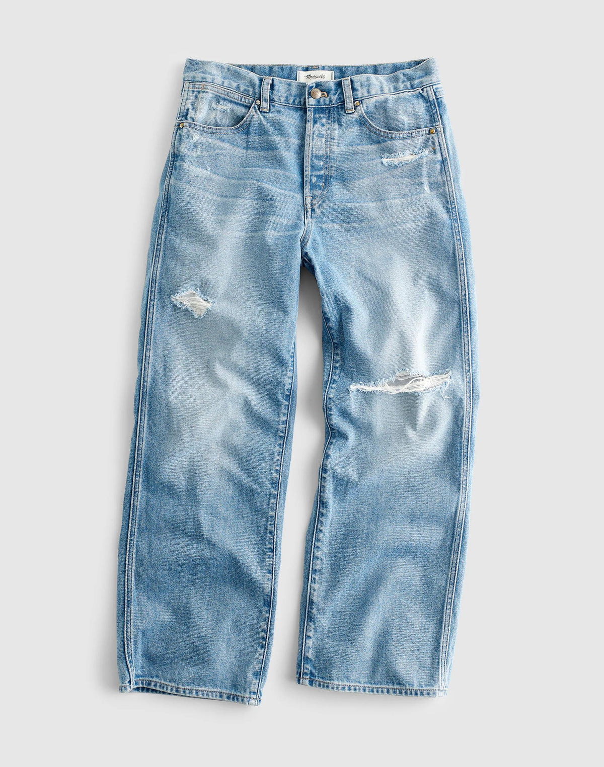 Madewell Low-Slung Baggy Crop Jean Larson Wash