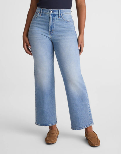 Madewell The Curvy Perfect Vintage Wide-Leg Crop Jean Raebrook Wash