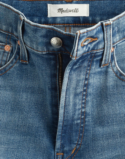 Madewell The Wide-Leg Crop Jean in Super Stretch Denim Oneida Wash