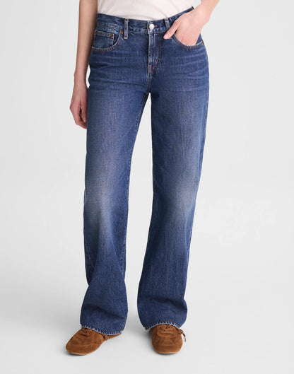 Madewell The Low-Rise Loose Jean Midnight Waters Wash