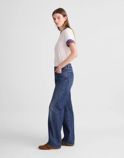 Madewell The Low-Rise Loose Jean Midnight Waters Wash