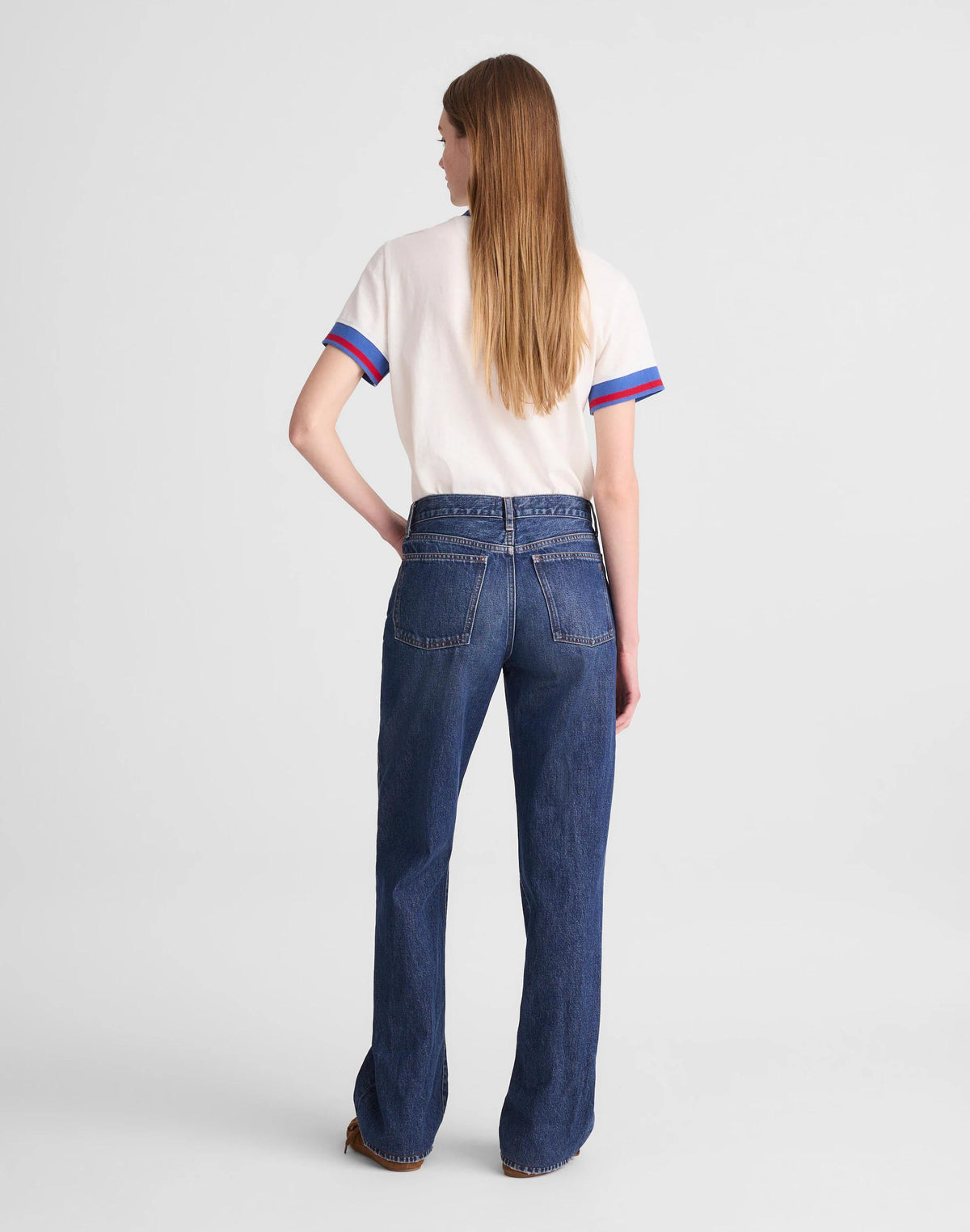 Madewell The Low-Rise Loose Jean Midnight Waters Wash