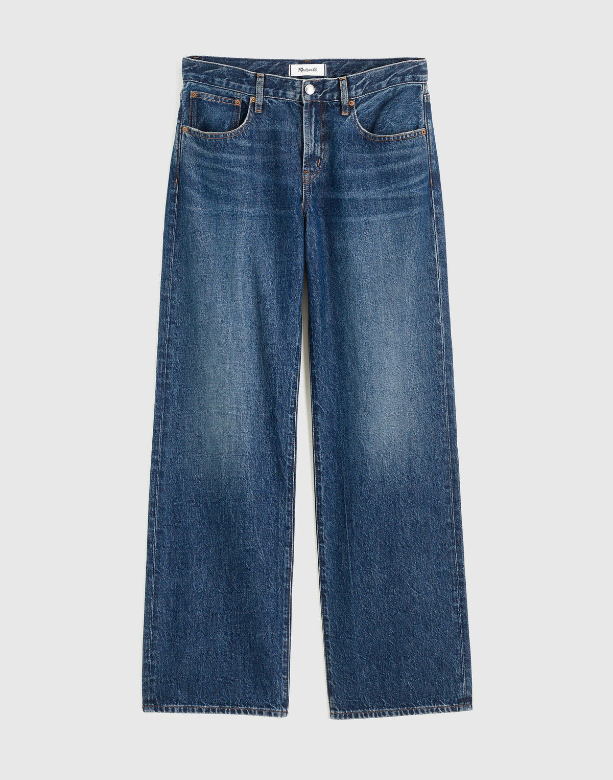 Madewell The Low-Rise Loose Jean Midnight Waters Wash