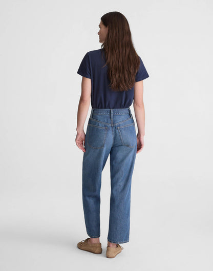 Madewell The Perfect Vintage Wide-Leg Crop Jean in Airy Denim Solstice Wash