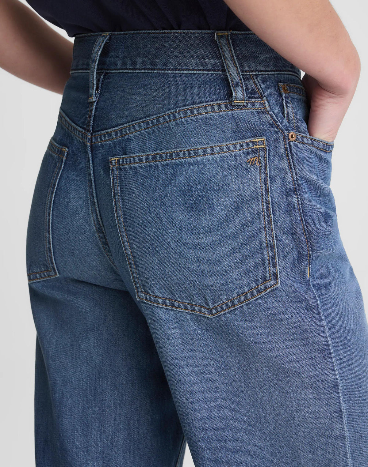 Madewell The Perfect Vintage Wide-Leg Crop Jean in Airy Denim Solstice Wash