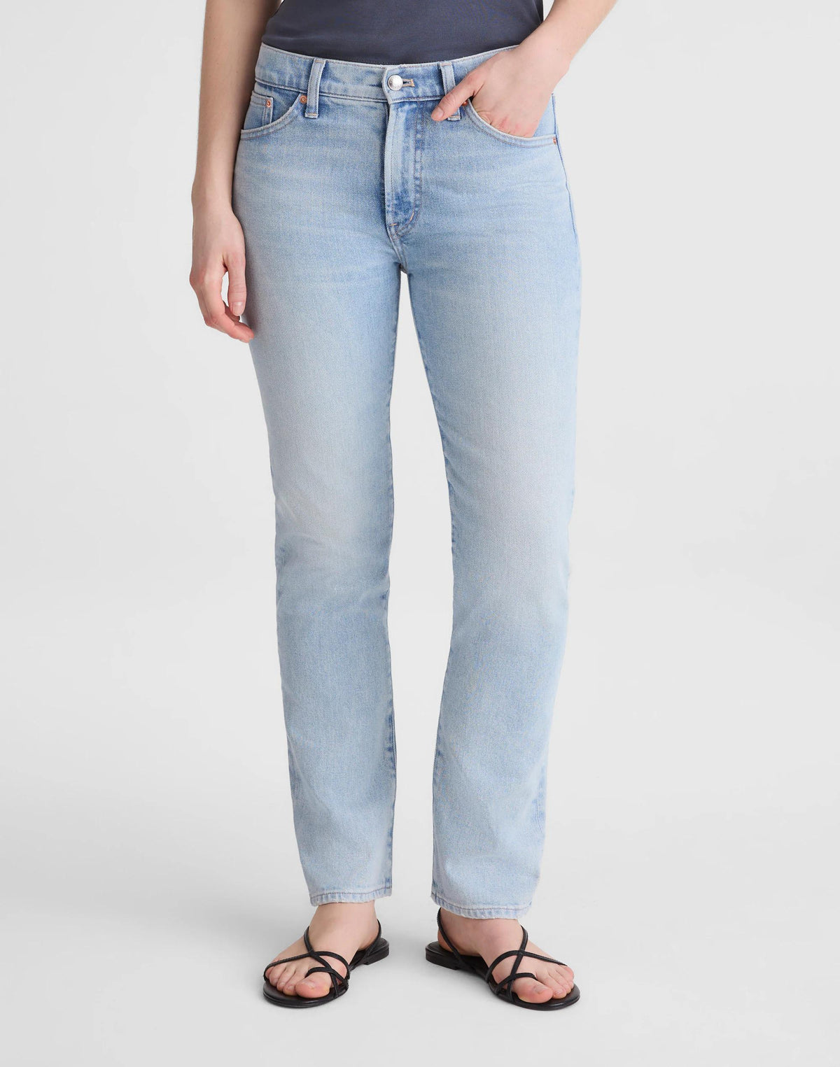 Madewell The Jules Slim-Straight Jean Foster Wash