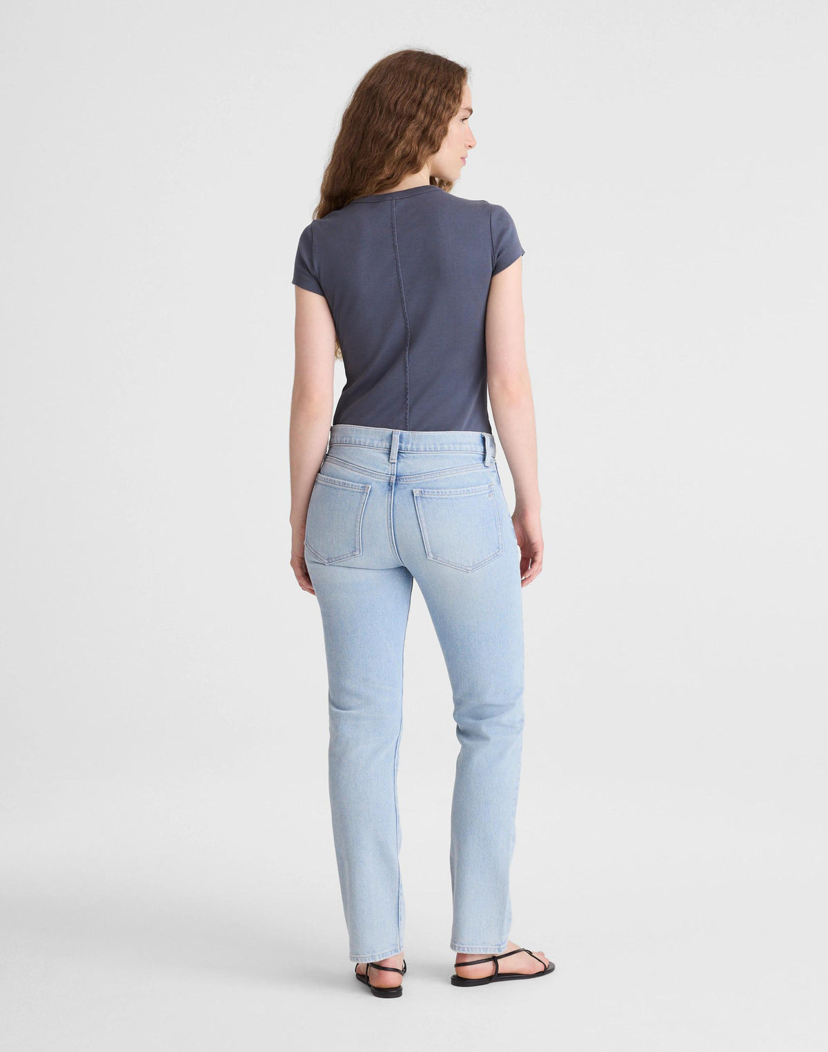 Madewell The Jules Slim-Straight Jean Foster Wash