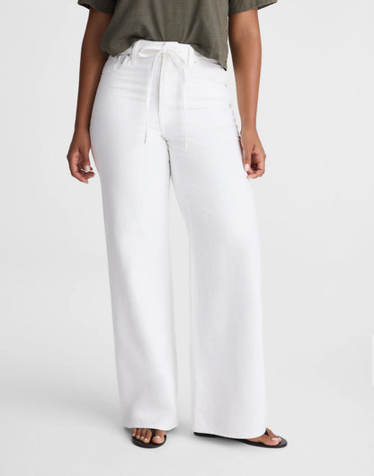 Madewell The Curvy Ultimate Wide-Leg Jean Tile White