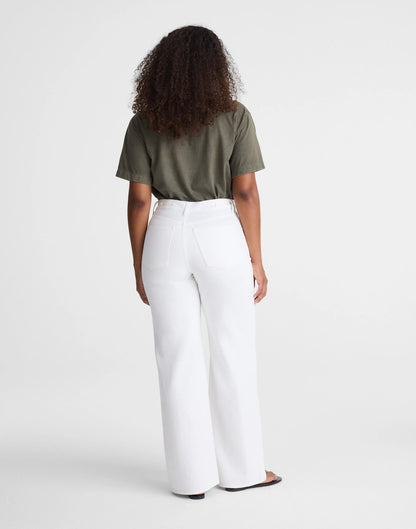 Madewell The Curvy Ultimate Wide-Leg Jean Tile White