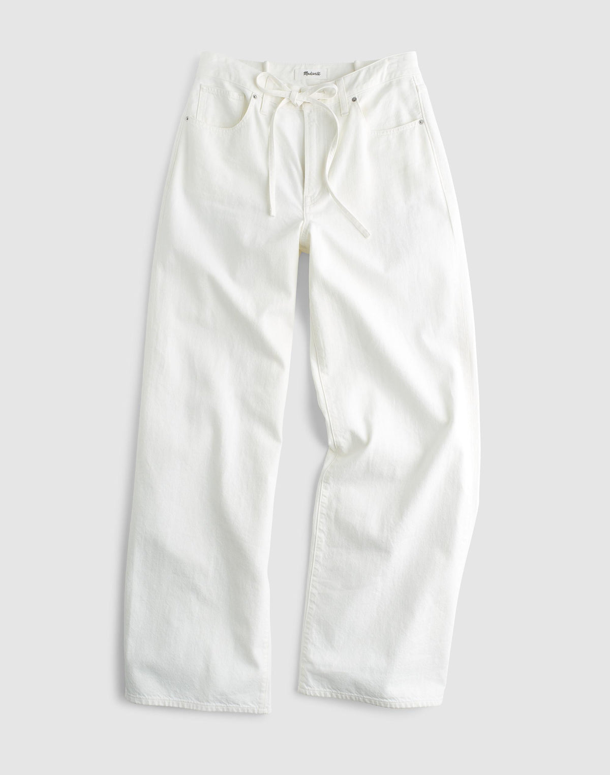 Madewell The Curvy Ultimate Wide-Leg Jean Tile White