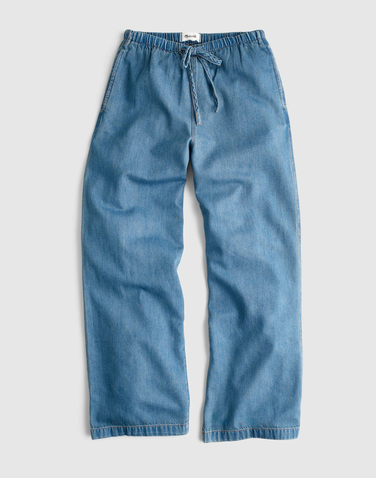 Madewell Pull-On Jeans in Airy Denim Lido Wash