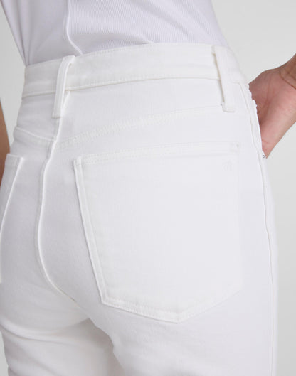 Madewell The Pencil Jean in Super Stretch Denim Tile White