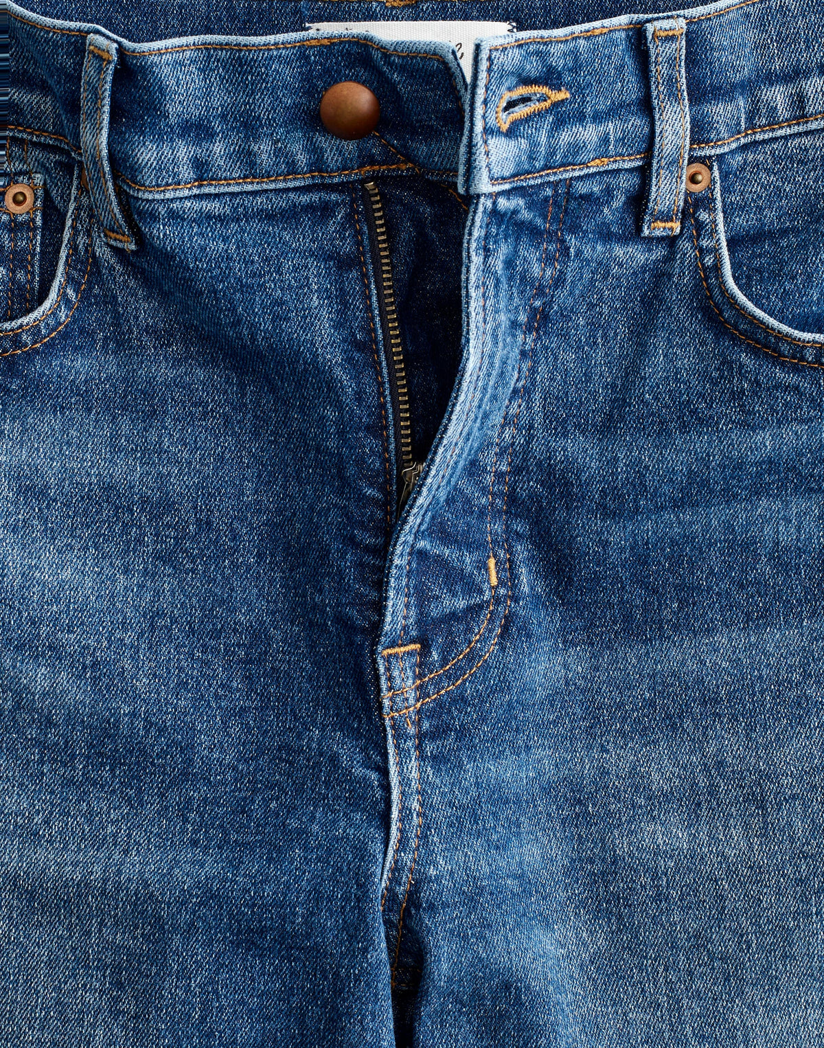 Madewell Circular Longline Straight Jean Storm Cloud Wash
