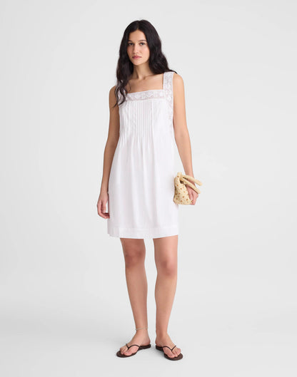 Madewell The Sophie Mini Dress White