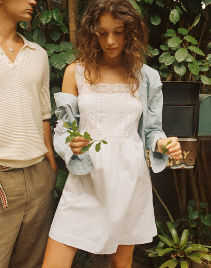 Madewell The Sophie Mini Dress White