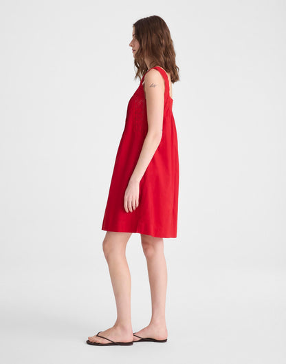 Madewell The Sophie Mini Dress Varsity Red