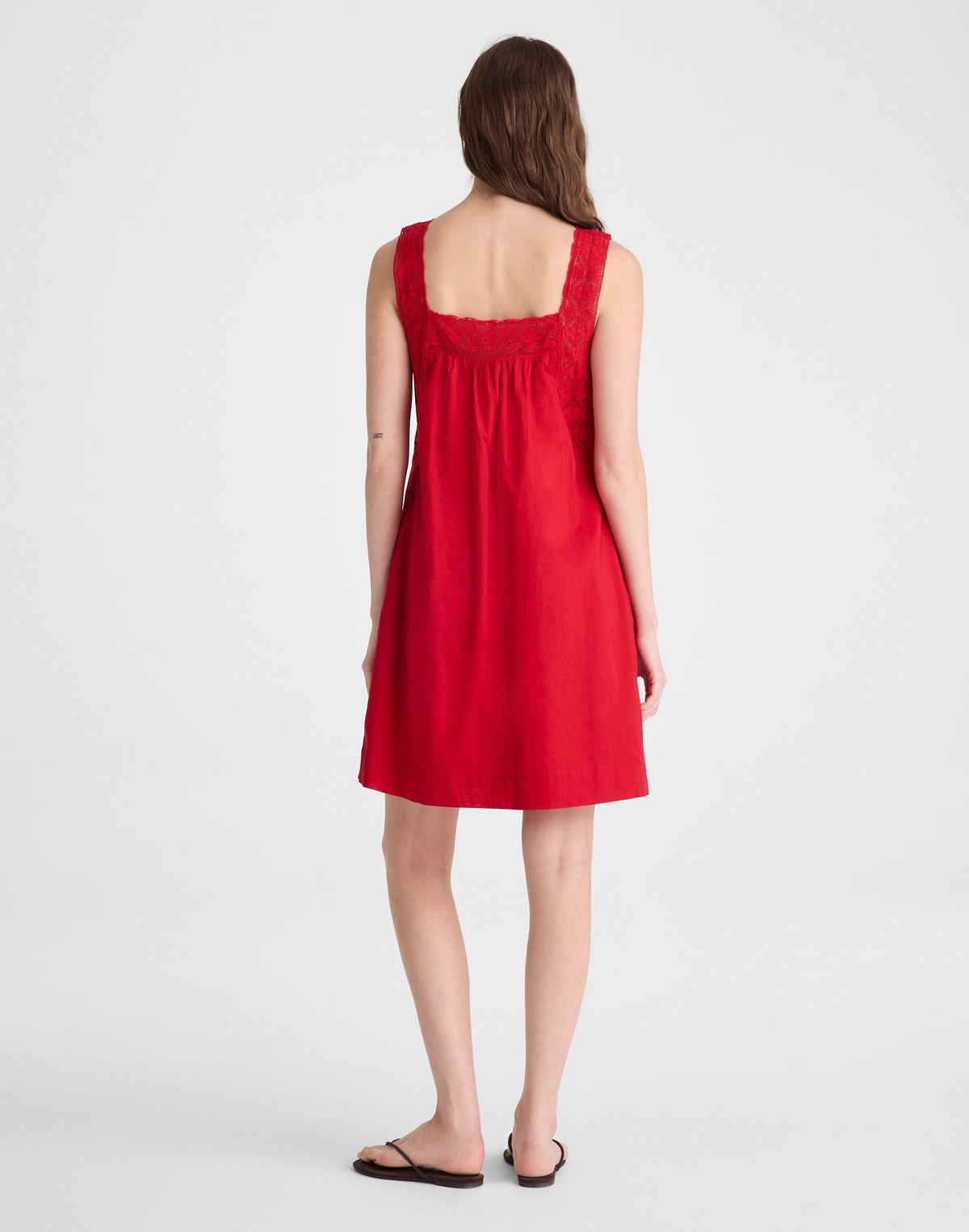 Madewell The Sophie Mini Dress Varsity Red