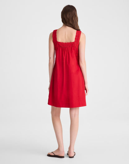 Madewell The Sophie Mini Dress Varsity Red