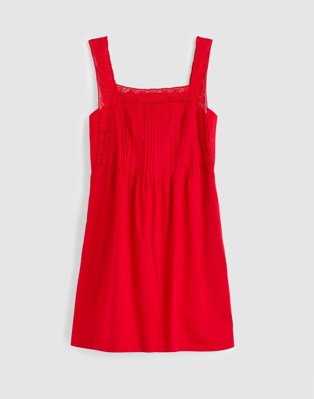 Madewell The Sophie Mini Dress Varsity Red
